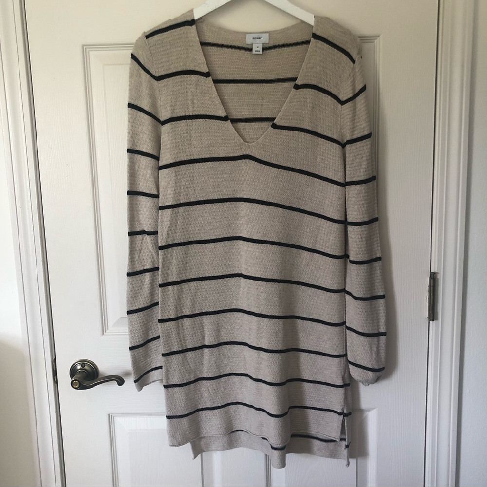 Old Navy Striped Sweater Dress/Tunic